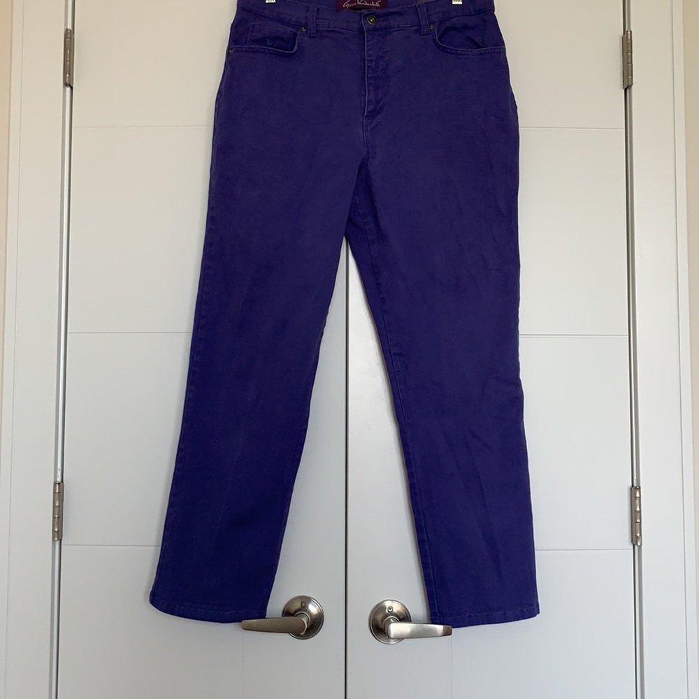 Women’s Jeans Gloria Vanderbilt Purple Size 14 - Picture 2 of 5